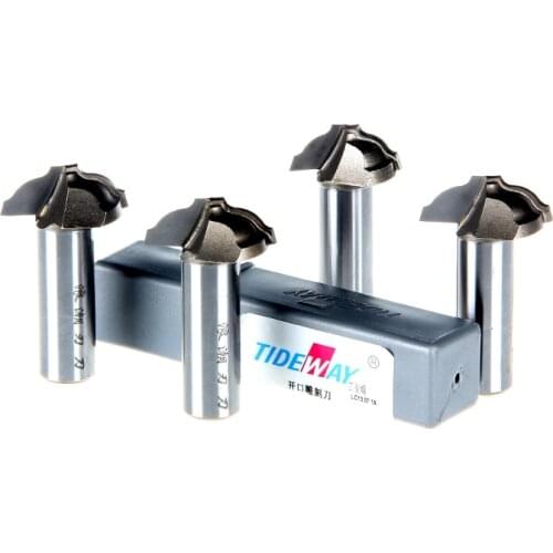 Tungsten Carbide CNC Router Bit Open End Carving Bit 1/2*1 for Wood Cutting tools Tideway 2898