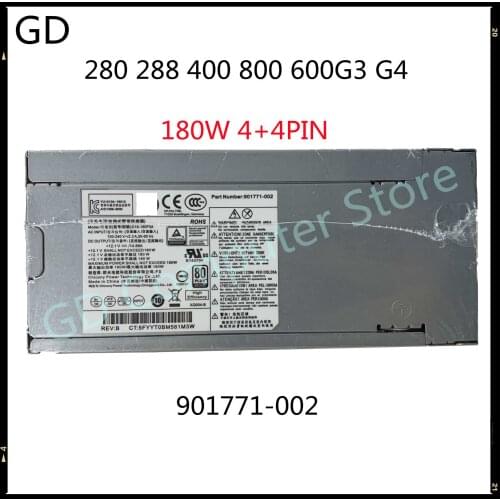 GD Original For HP 280 288 400 800 600G3 G4 MT Power Supply PCG004 D16-180P3A 901771-002 Full Tested Fast Shipping