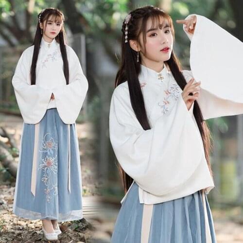 Chinese dress hanfu women cheongsam dress traditional chinese clothing for women chinese blouse china costume