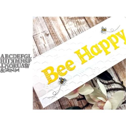 Capital Letter Metal Cutting Dies for Scrapbooking Handmade Mold Cut Stencil New 2021 DIY Card Make Mould Model Craft Decoration