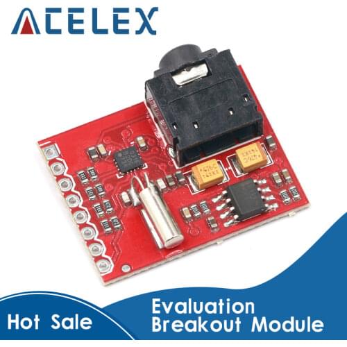 Si4703 RDS FM Radio Tuner Evaluation Breakout Module For Arduino AVR PIC ARM Radio Data Service Filtering Carrier Module