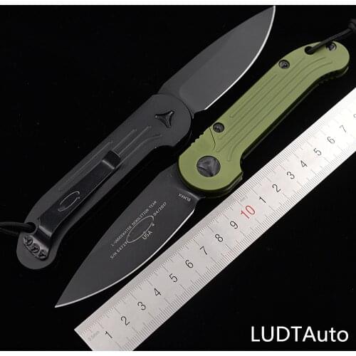 JUFULE New Color Underwather Folding Mark Elmax blade Aluminum handle outdoor tactical camping hunting EDC tool kitchen knife