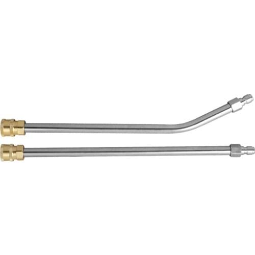 Car Chassis Cleaner Ground Spray Evenly Steel Pressure Washer Road Cleaning + 1 Straight And 1 Bend Extension Rod