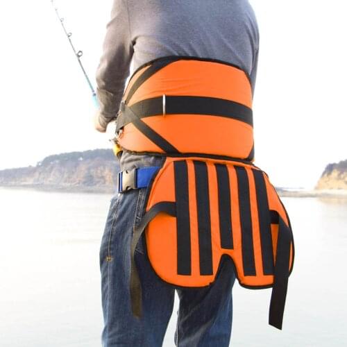 Adjustable Sea Fishing Harness Thickened Fighting Waists Belts Support with Cushion Outdoor Fishing Tackles Accessories