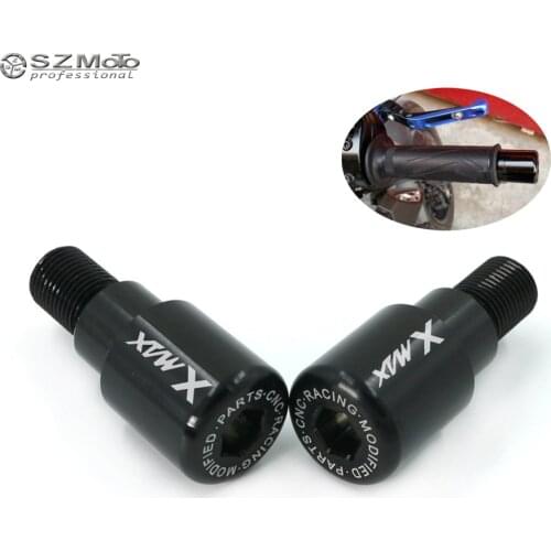 For YAMAHA XMAX 400 2013-2016 XMAX250 XMAX125 Handlebar Grips Motorcycle Accessories Bar Ends Hand Grip Handlebar End Caps