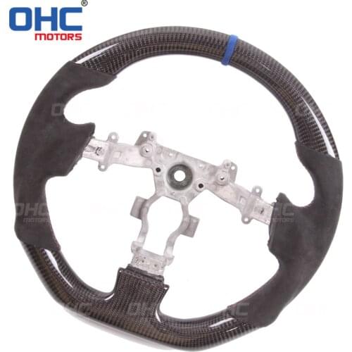 Real Carbon Fiber steering wheel for GT-R R35 Sky-line