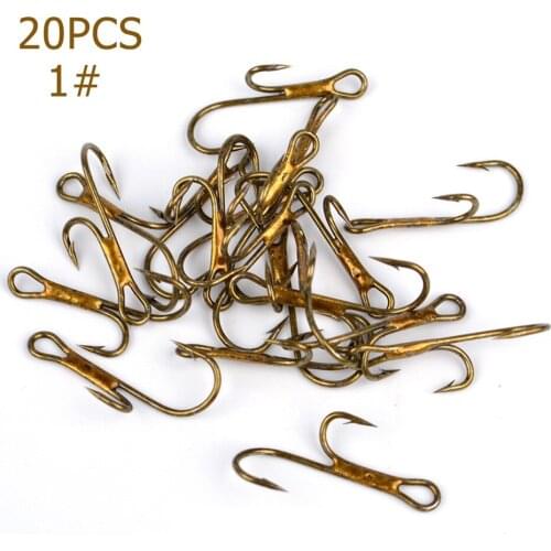 High Carbon Steel Fishing Double Hook Worm Lure Barbed Crank Hook Pike Fishhooks Fishing Hooks Single Jig Fish Hook Tackle 20pcs