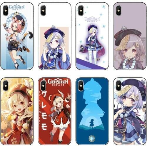 Genshin Impact Qiqi Silicone Phone Case For Xiaomi Mi 11 Note 10 10T 9 9T 8 Pro A2 Lite A3 A1 Poco F1 F2 M3 X3 NFC