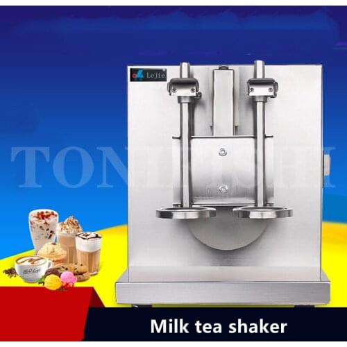 Milk tea shaker milk tea shop commercial swing machine double shake snow grams machine stainless steel milk tea cup shaker