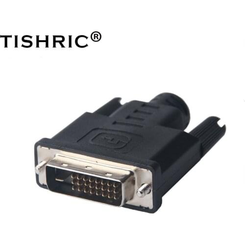 TISHRIC DVI Dummy Plug Connector Virtual Display Headless Ghost Display Emulator Fit Headless 1920X1080 @60hz DVI Plug Adapter