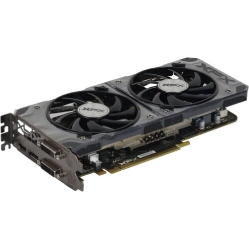 XFX R9 380 4GB amd radon R9 380x 4GB graphics card GPU desktop computer game map graphics card VGA DVI