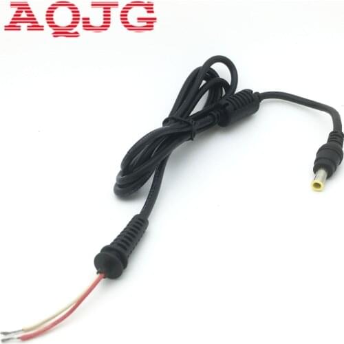10pcs DC Plug 5.5*3.0mm / 5.5x3.0mm DC Power Cord Cable for Samsung Laptop Charger Black Connector with Magnetic Ring 1.2m