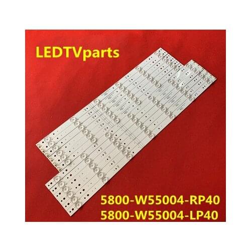 12pcs/Kit for Skyworth 55E6000 55E3500 55X5E 55M5 55M6 V6 light bar 5800-W55004-RP40 5800-W55004-LP40 screen RDL550WY