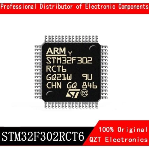 5pcs/lot new original STM32F302RCT6 STM32F302 LQFP64 microcontroller MCU In Stock