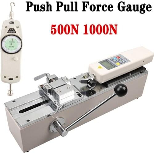 500N HPH Harness Terminal Pull Tester Machine Manual Tensile Testing Machine Horizontal Digital Display Force Gauge Test Bench