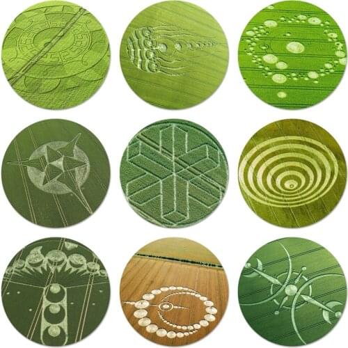 58mm crop circles Badge Brooch Pin Accessories For Clothes Backpack Decoration gift