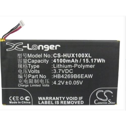 Cameron Sino 4100mAh battery for HUAWEI Honor X1 4G 7D-504L Honor X1 7D-504L HB4269B6EAW Mobile, SmartPhone Battery