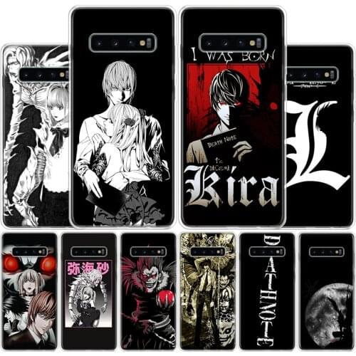 Anime Death Note Ryuk Cover Phone Case For Samsung Galaxy S10 S20 FE Ultra Note 10 9 8 S9 S8 Plus Pro Lite S7 S6 J4 J6 + Coque