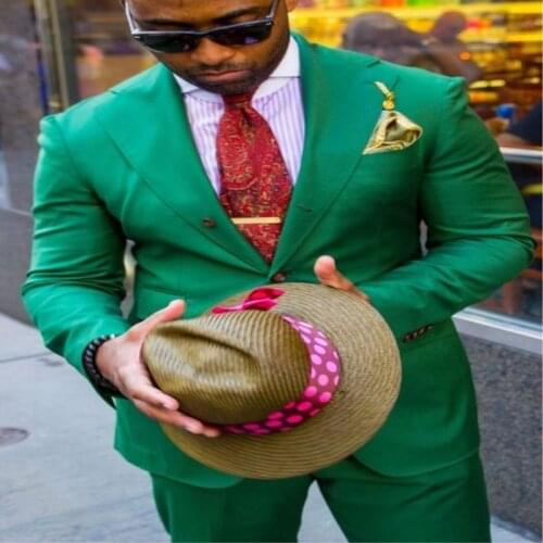 Handsome Groomsmen Peak Lapel Groom Tuxedos Mens Wedding Dress Man Jacket Blazer Prom Dinner (Jacket+Pants+Tie) 013