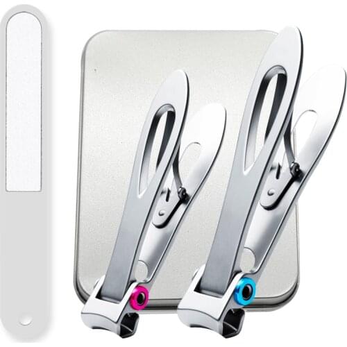 Nail Clippers Trimmer Stainless Steel Nail Cutter Clippers Manicure Nail Cutter Pedicure Finger Toe Scissors Nail Clipper Set
