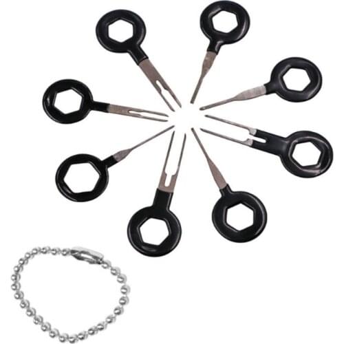 8 Pcs Car Interior Electrical Terminal Remover Key Pin Wire Extraction Pick Connector Tool Kit U90C