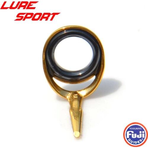 FUJI IGKTSG Guide 2pcs Gold Frame SIC Ring Rod Building Component Fishing Pole Repair DIY Accessory
