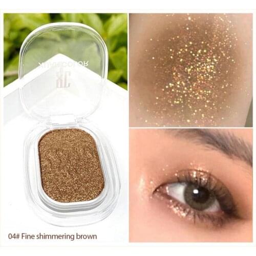 NEW Glitter Eyeshadow Palette Longlasting Waterproof Ins Explosion Student Cheap Monochromatic Eyeshadow 8colors TSLM1