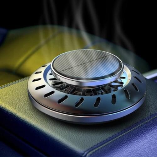 New Solar Car Perfume Car Air Freshener Fragrance for Auto Car Air Vent Freshener Air Conditioner Clip Diffuser Solid Perfume