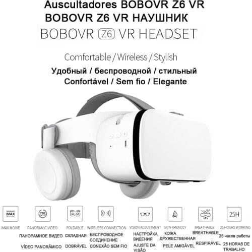 Virtual reality glasses vr glasses Kozaku Z6box Viar binoculars virtual reality headset with wireless headset 3d glasses goggles