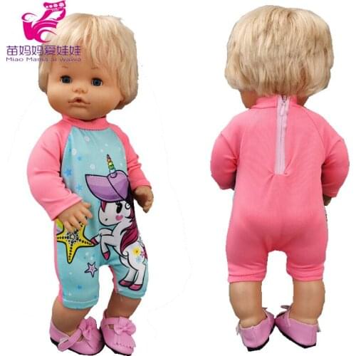 Baby doll clothes swim suit Nenuco Ropa y su Hermanita doll surfing wears