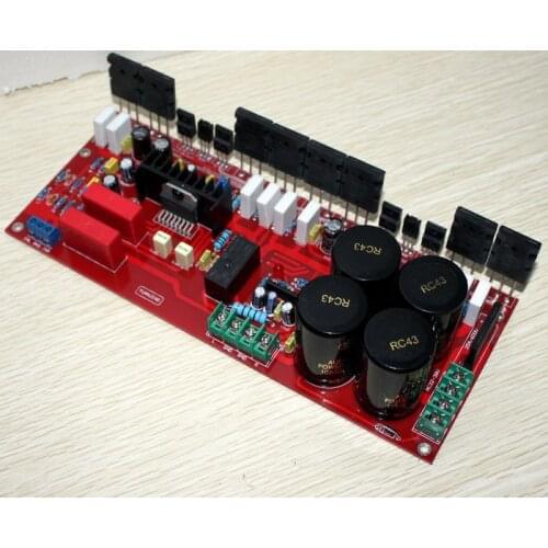 LM4702 +1943 / 5200 amplifier board (200W +200 W),Speaker protection circuit using UPC1237
