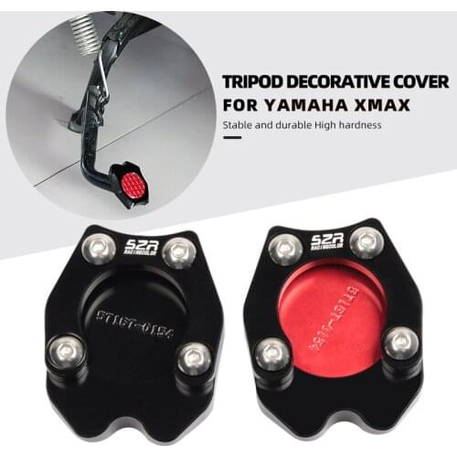 For Yamaha NMAX125 NMAX150 NMAX155 NMAX 125 XMAX 250 300 Motorcycle Kickstand Mount Foot Center Stand Decoration Enlarger Pad
