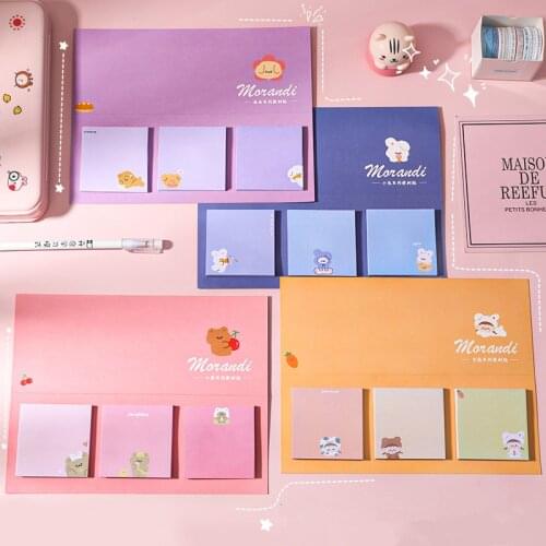 1pack Simplicity Cute animal Styles Memo Pad Scrapbooking Decoration Office Supplies Creative Stationery Planner Sticky Notes