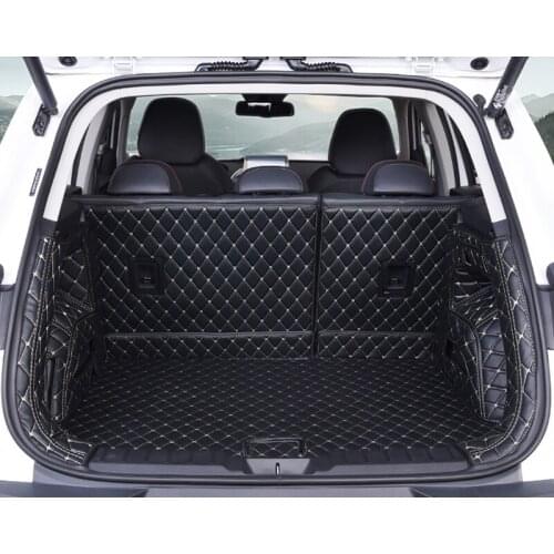 QIEKERETI leather car trunk mats for Borgward BX5 2017-2021 Years suv cargo liner accessories interior boot