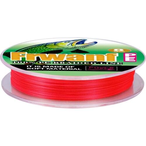 Frwanf PE Braided fishing line 8 Strands 100M 300M 6 8 10 20 60 130 150 200 250 300LBS carp fishing tackle sea fishing cord rope