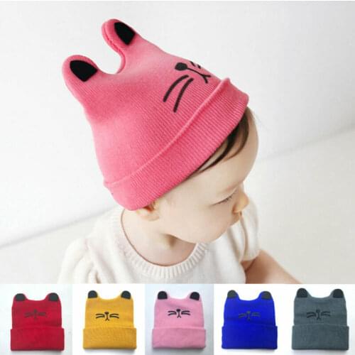 New Unisex Cotton Beanie Hat For Newborn Kid Baby Boy Girl Soft Toddler Infant Cap