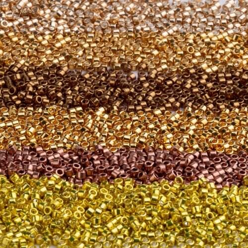 Taidian Miyuki Delica Seed Bead 11/0 For Broderie De Perles Francaises Opaque White DB1-40 1.6x1.3MM about 1000 pieces