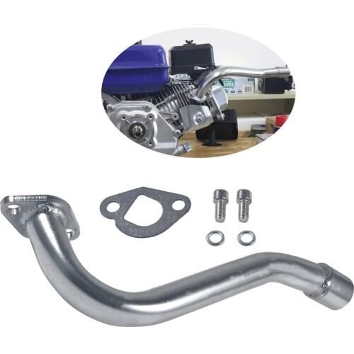 212cc Exhaust Pipe Header For Predator 212cc Honda GX160 GX200 Go Kart Mini Bike