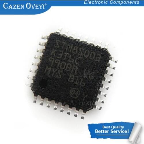 1pcs/lot 8S003K3T6C LQFP-32 MCU 8-bit STM8S STM8 CISC 8KB Flash 3.3V/5V 32-Pin LQFP STM8S003K3T6C In Stock