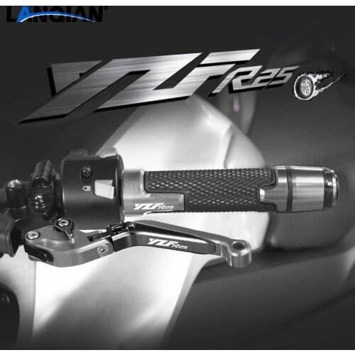 For Yamaha YZFR25 Motorcycle Accessories Brake Clutch Levers Handlebar Hand Grip Ends YZF R25 2015 2016 2017 2018 2019 2020