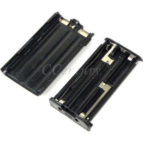 XQF 2pcs KNB-14 Battery Case Pack for Kenwood CB Radio Walkie Talkie Alkaline TK-238 TK-261 TK-272 TK-278 TK-338 TK-3107