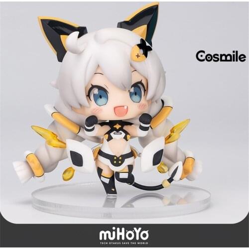 Cosmile Honkai Impact 3 Kiana Kaslana Cat PVC Action Figure Doll Model Toys Display Limited Official Cosplay Gift C