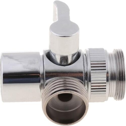 Bathroom Kitchen Brass Sink Valve Diverter Faucet Splitter to Hose Adapter M22 X M24