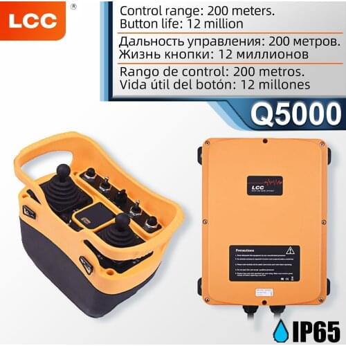 Q5000 Tower Crane Remote Controller 315Mhz Joystick Radio Remote Control Hetronic Remote Control Truck On/off Output