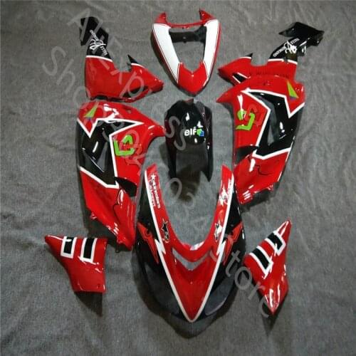 Hot Sales Body kit For KAWASAKI NINJA ZX 10R 06-07 ZX10R 2006 2007 ZX 10 R red black moto fairing Injection molding