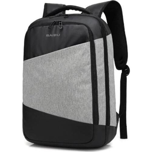 2021 Backpack Men Fashion 15 inch USB Charge Laptop Backpack Multi-function Unisex Knapsack Shoulder Waterproof Women Travel Bag