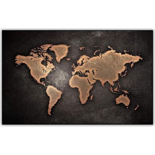 Retro World Map Diamond Painting Set Wall Art 5d Full Drill Square / Round Diamond Mosaic Paintings Embroidery Cross Stitch Kit