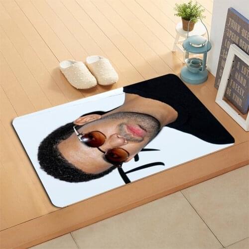 Custom Aubrey Drake Graham Doormat Floor/Bath/Kitchen/Beach Mat Flannel Sponge Fabric 3D Printed Shaggy Decoration For Bedroom