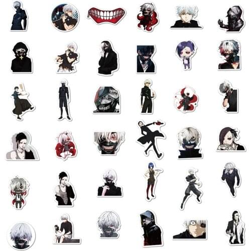 Tokyo Ghoul 10/30/50 Anime Stickers PCS Kirishima Ayato Cartoon Kaneki Ken Figure Movie Collection Bottle Graffiti Luggage Figma