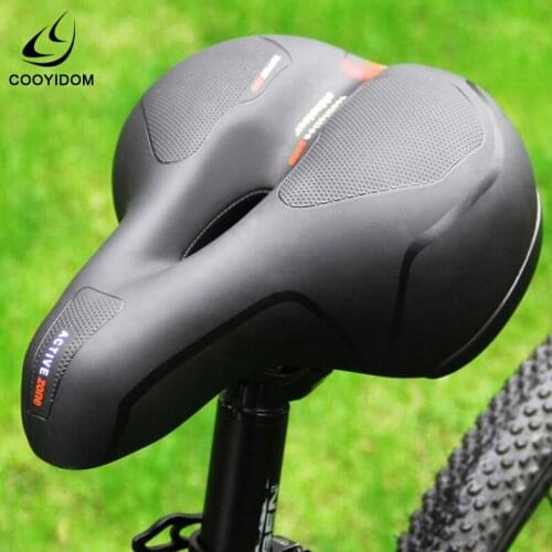 Bicycle thicker cushion mountainous bicycle cushion big buttock saddle soft comfortable seat riding equipment accessories